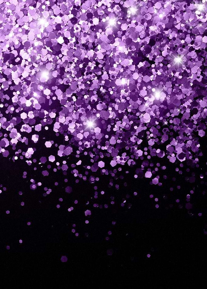 Purple Black Glitter 1