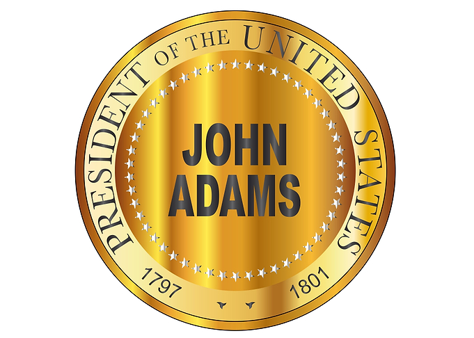 John Adams Gold Stamp