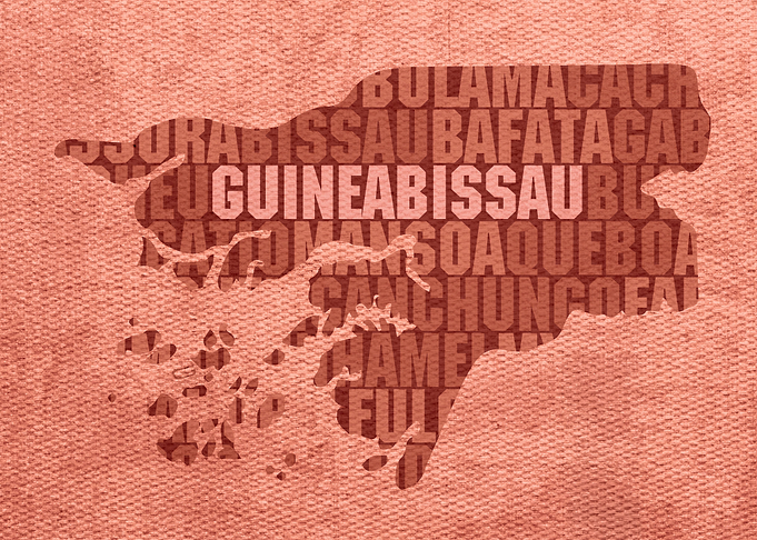 Guinea Bissau Country Map