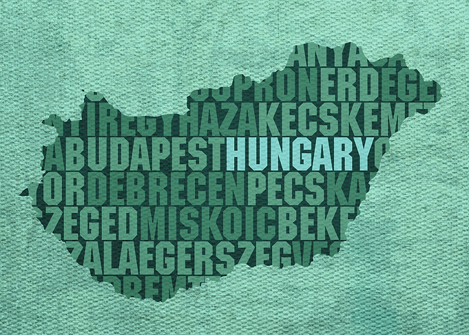 Hungary Country Word Map