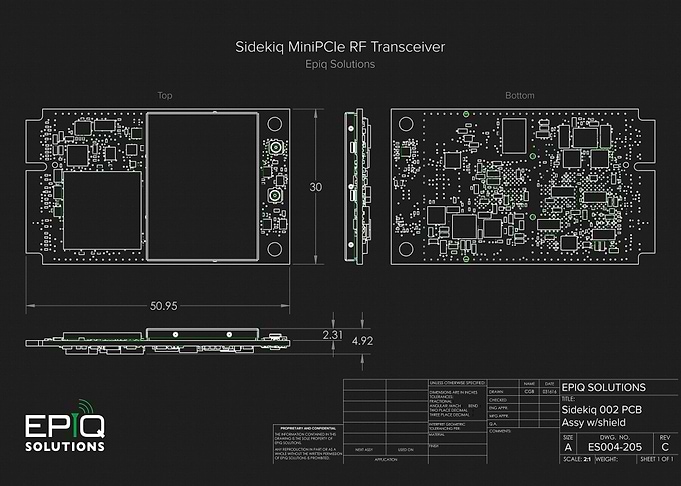Sidekiq MiniPCIe CAD