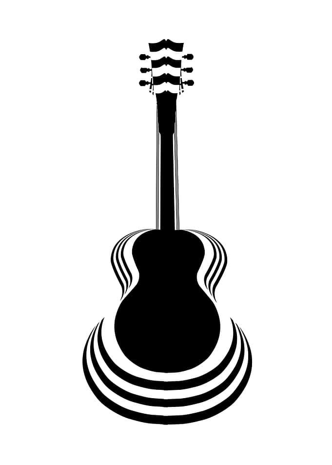 Acoustic Guitar Cutout