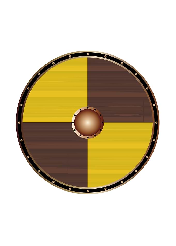 Round Viking Shield