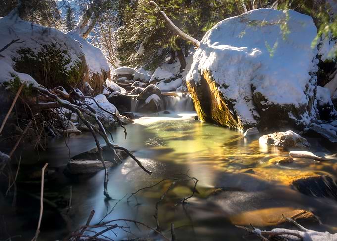 river winter