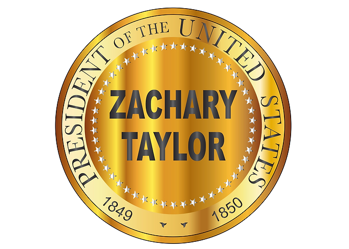 Zachary Taylor Gold Stamp
