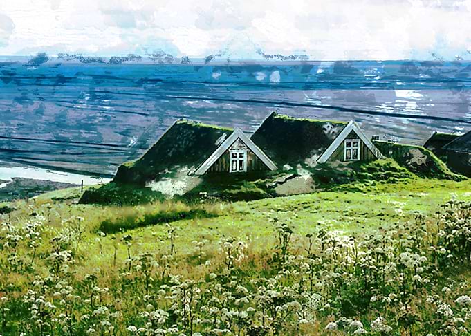 travel oil painting