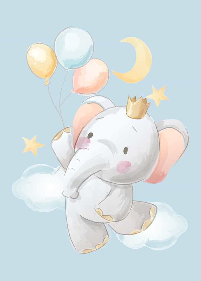 elephant with crown