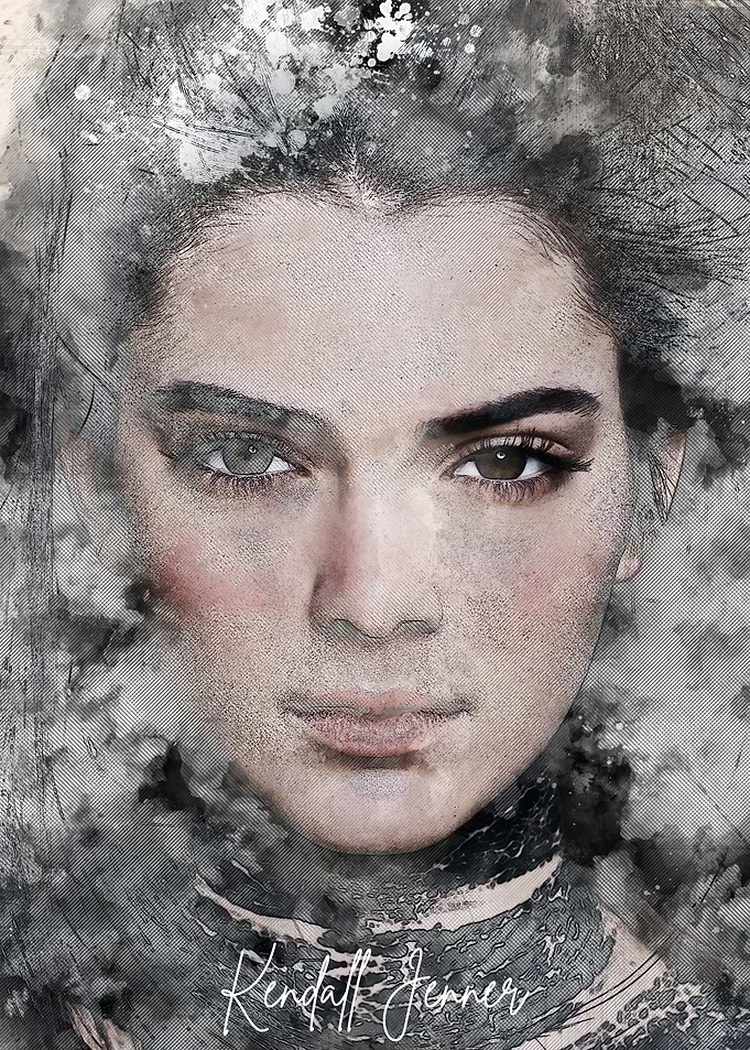 kendall jenner face