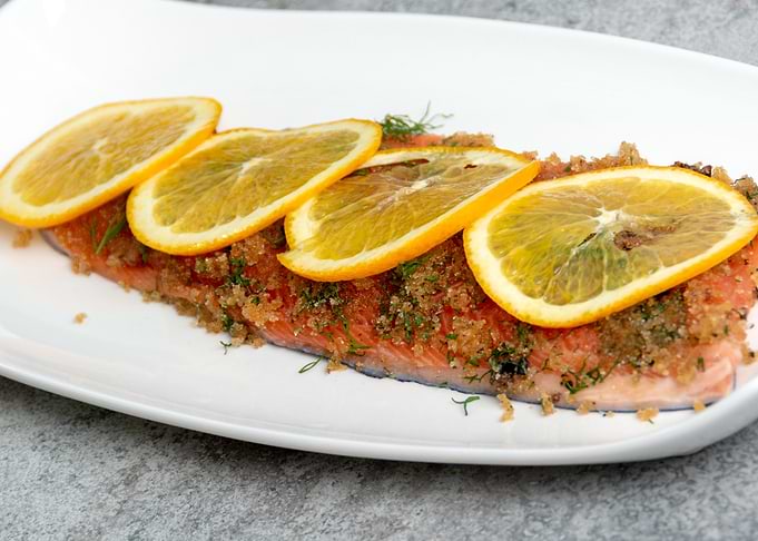 cured salmon fish
