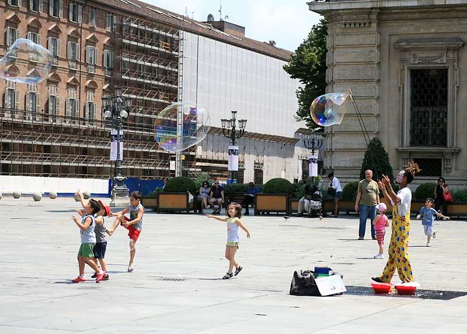 Turin center Italy travel