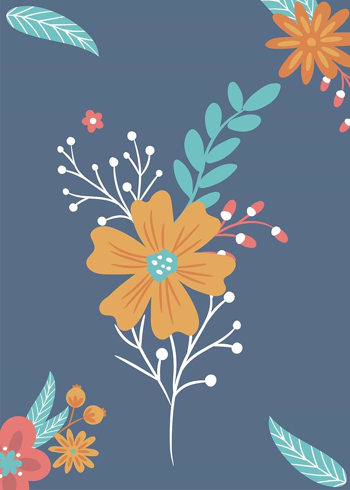 flower color flatdesign