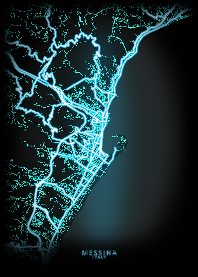 Messina Italy City Map