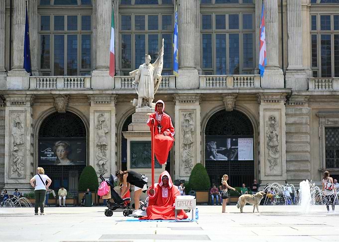 Turin center Italy travel