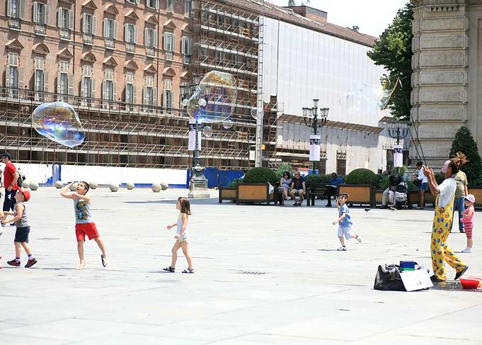 Turin center Italy travel