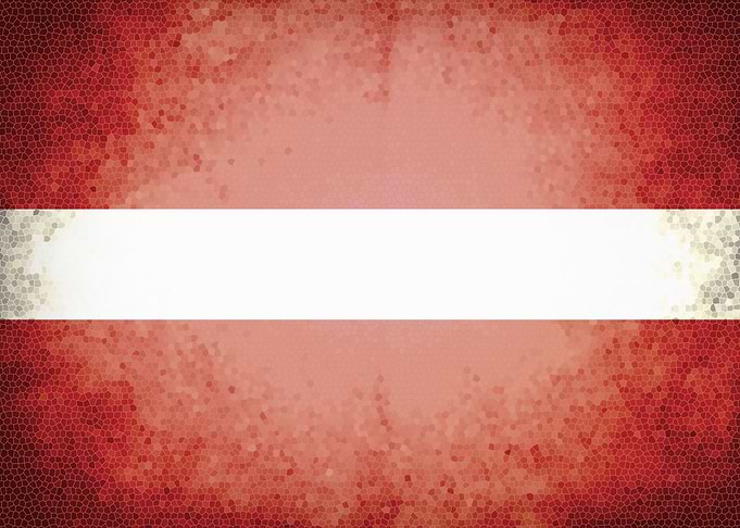 Latvia vintage flag