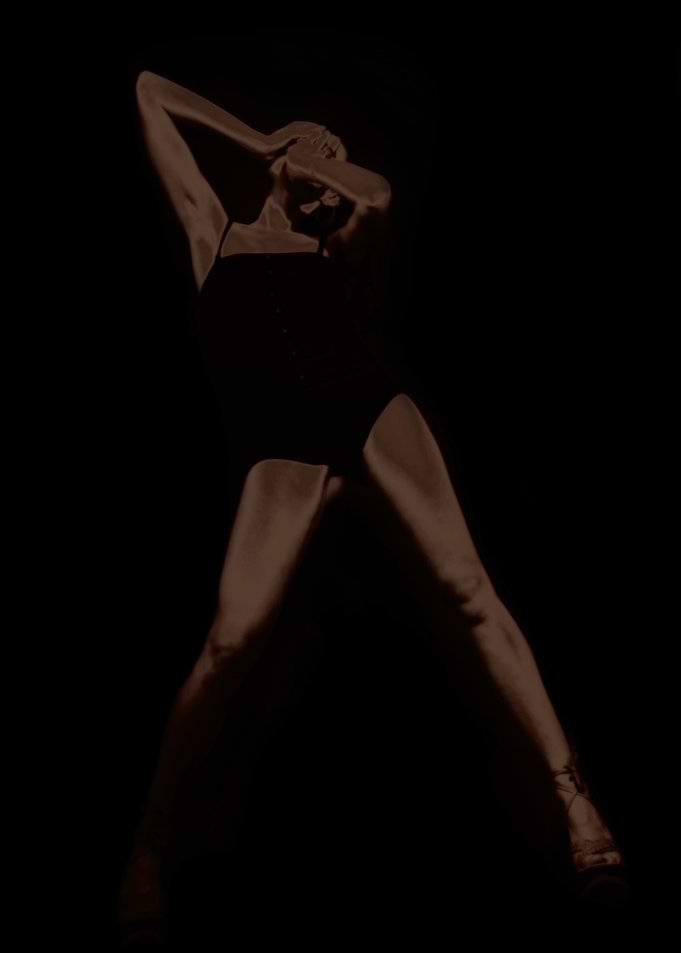 Abstract fashion model