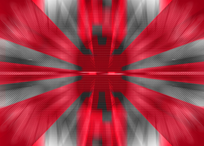 digital abstract art red