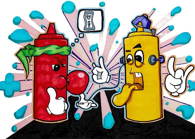 Ketchup vs Mustard