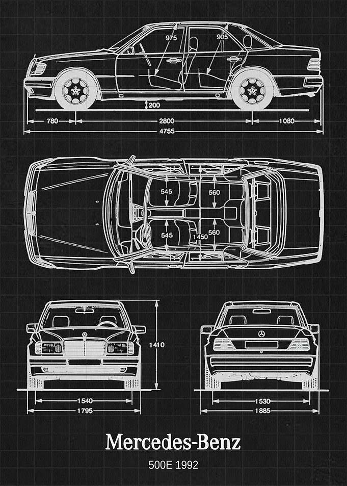 MercedesBenz 500E 1992