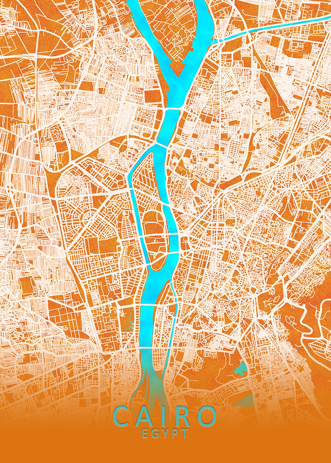 Cairo Egypt City Map