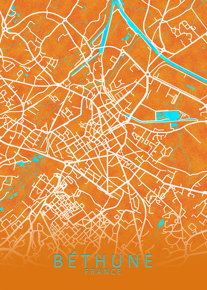 Bethune France City Map