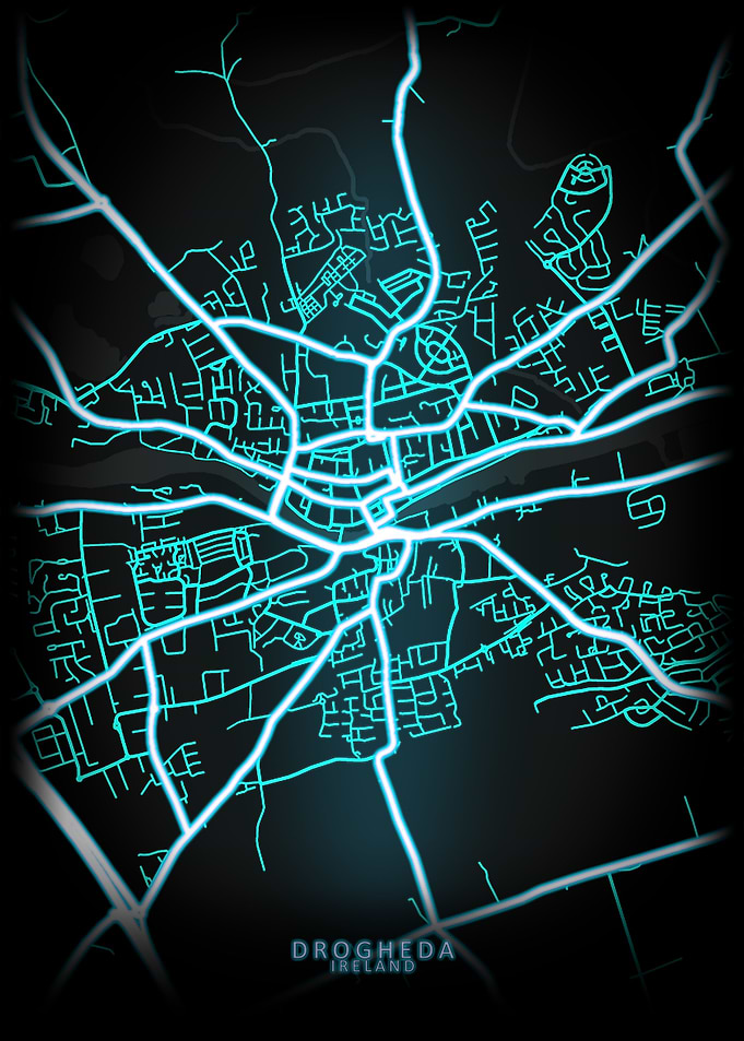 Drogheda Ireland City Map