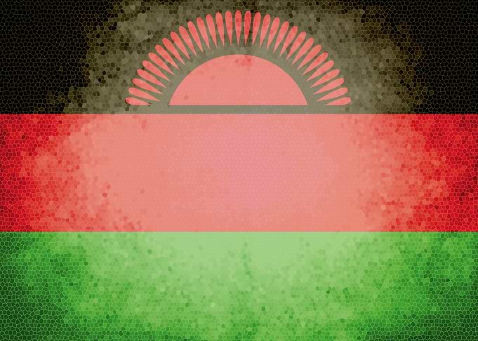 Malawi vintage flag