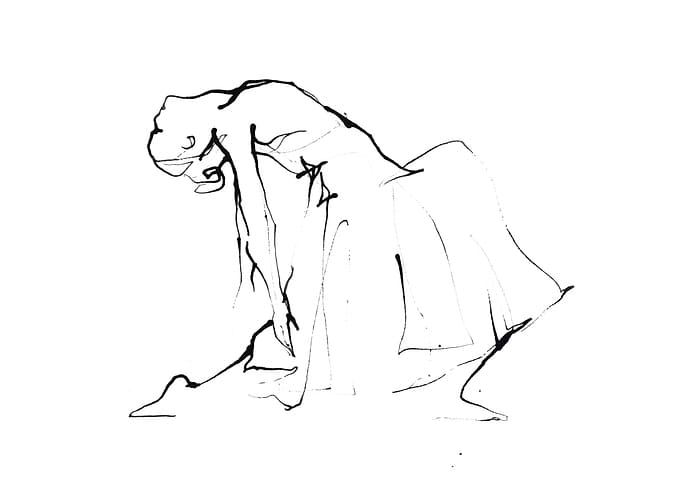 Ballerina Dancer Drawing