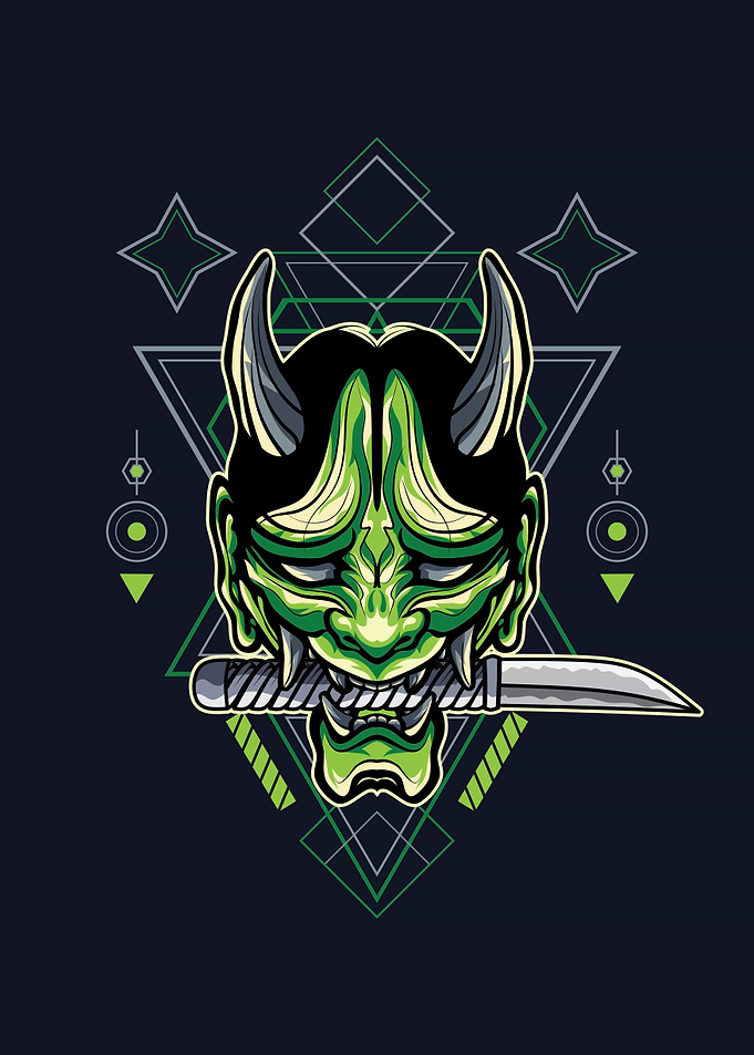 Oni sword illustration