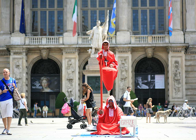 Turin center Italy travel