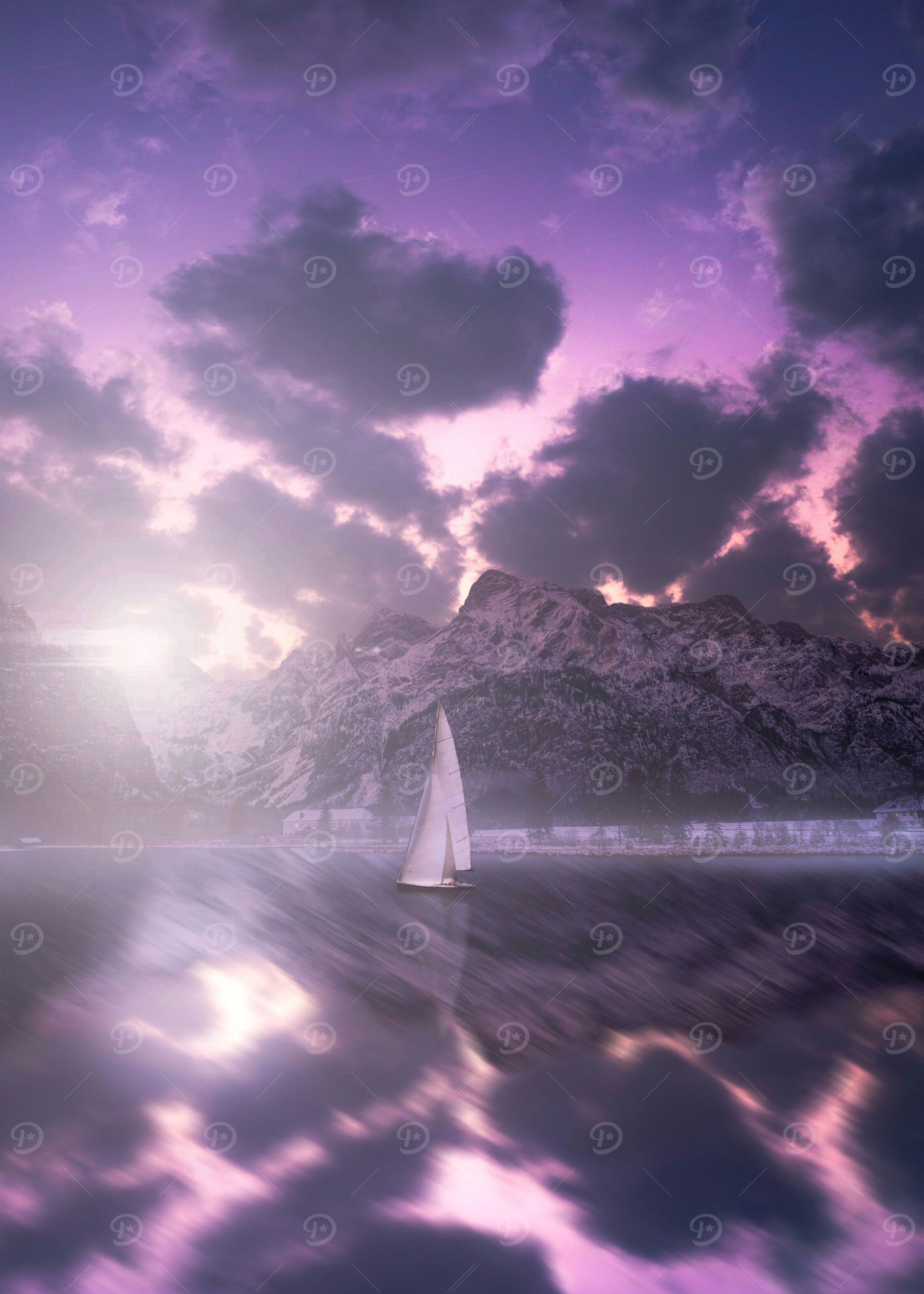 surreal boat ride
