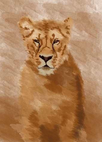 LION painting