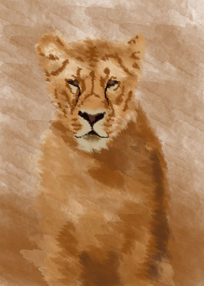 LION painting