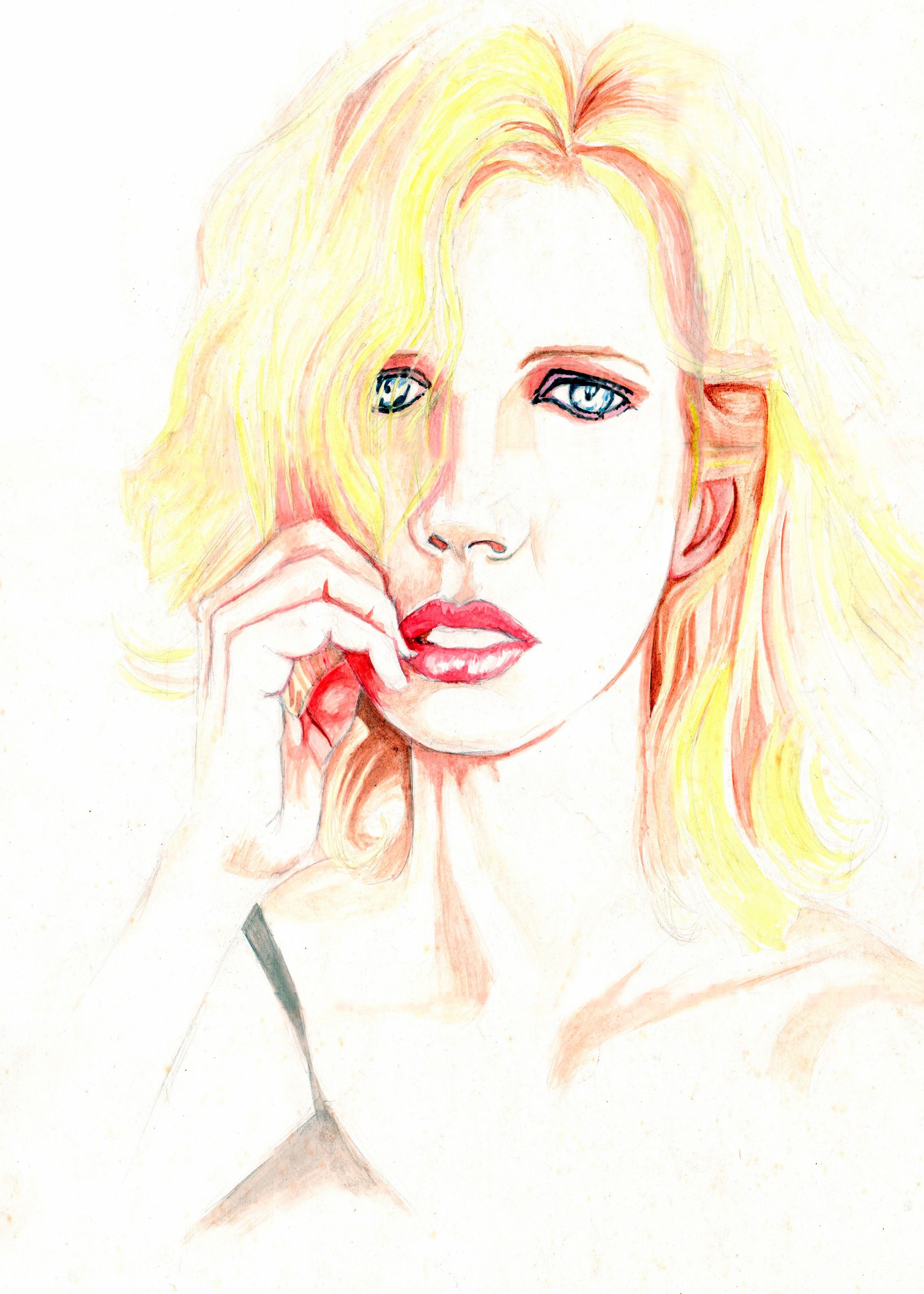 Beautiful Girl Watercolour