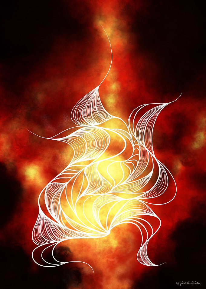 Flowing in Red