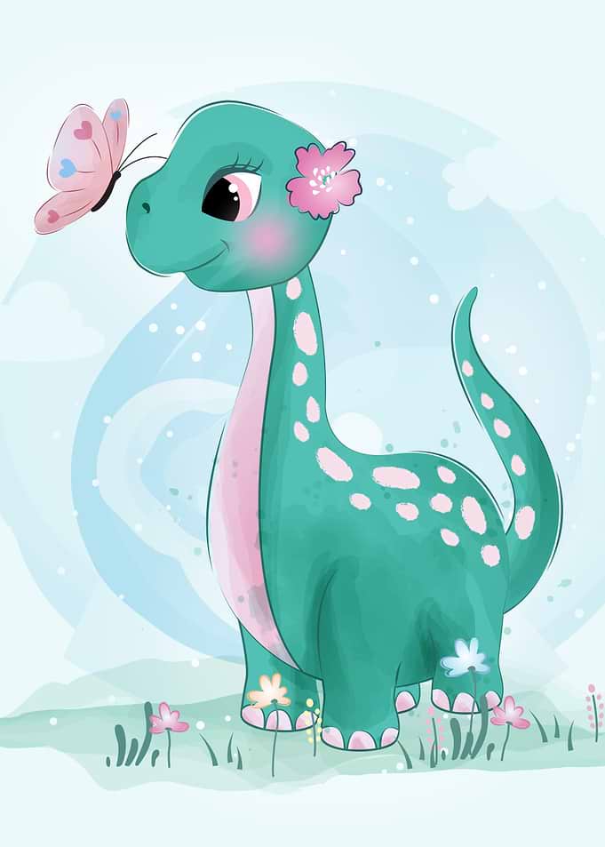 Cute little dinosaur