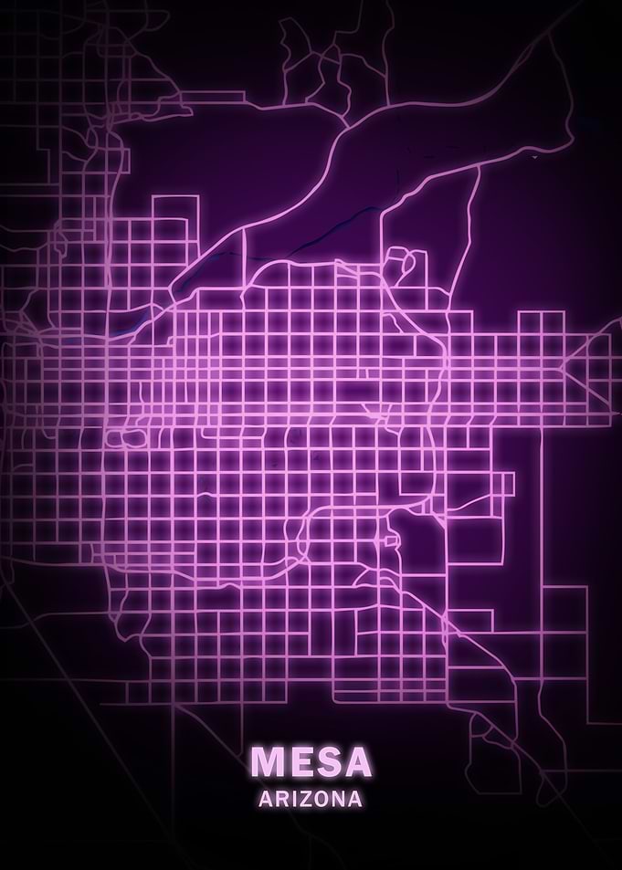 MESA ARIZONA MAP