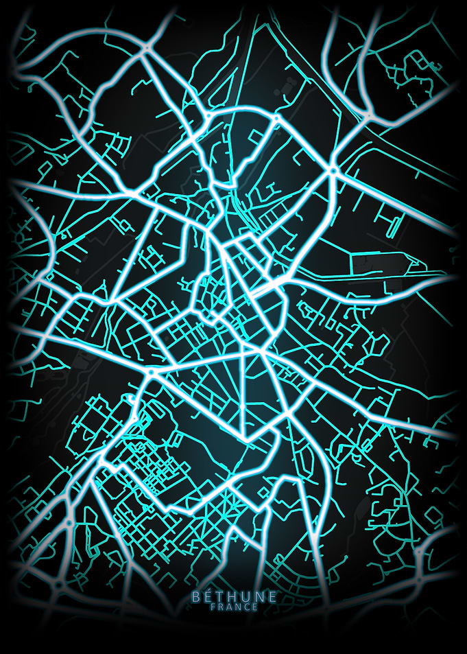 Bethune France City Map