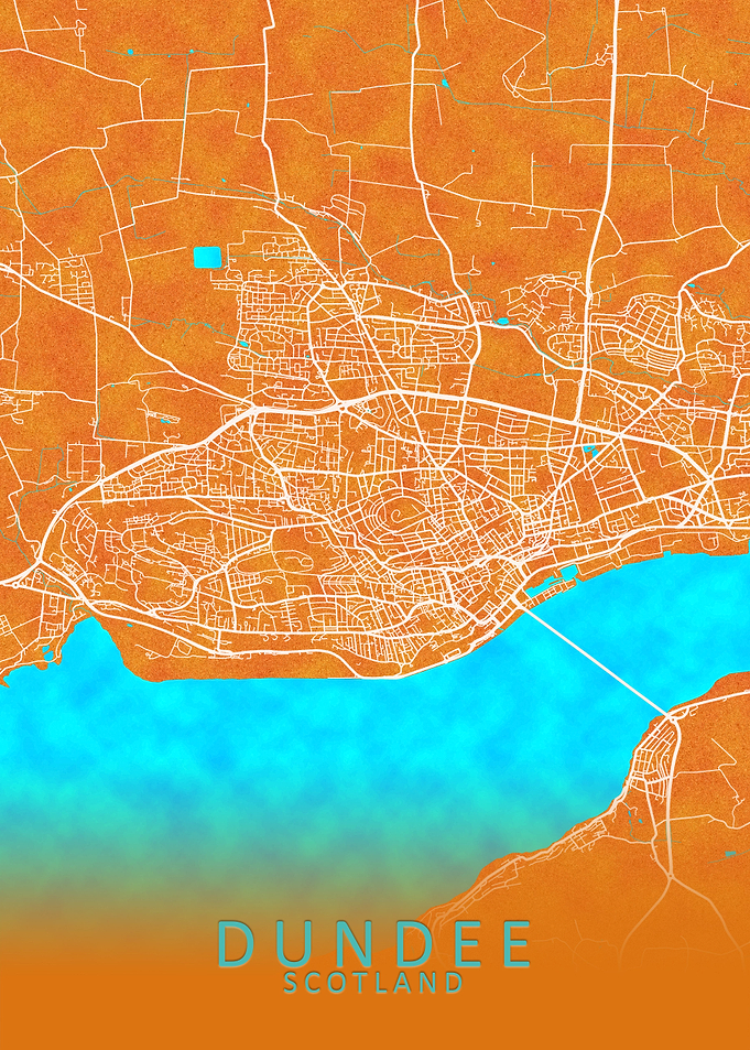 Dundee Scotland City Map