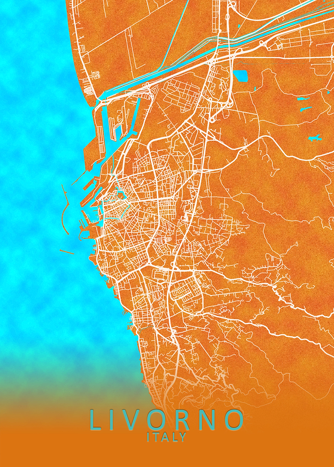Livorno Italy City Map
