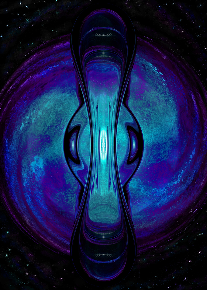 Galactic Hourglass