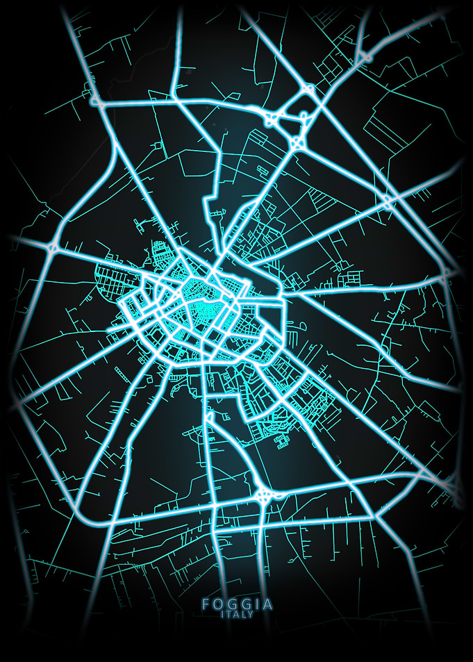 Foggia Italy City Map