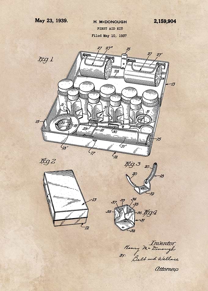 patent McDonough First Aid