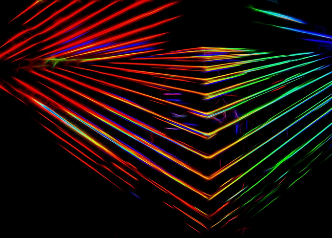 Abstract Neon Lines