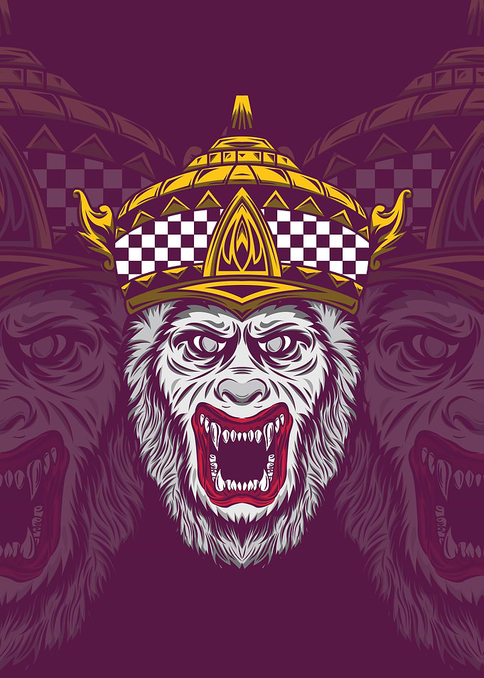 Hanoman Illustration