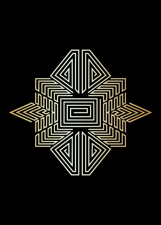 Abstract polygon wallpaper