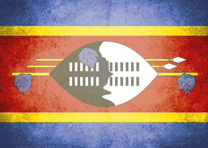 Swaziland vintage flag