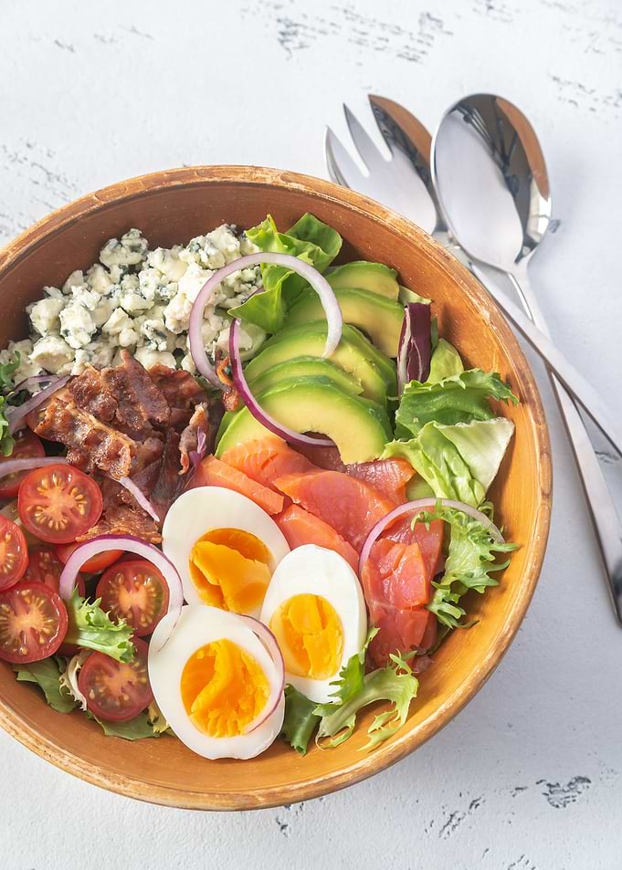 Bowl of Cobb salad