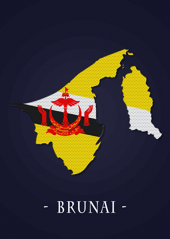 Map County Brunai