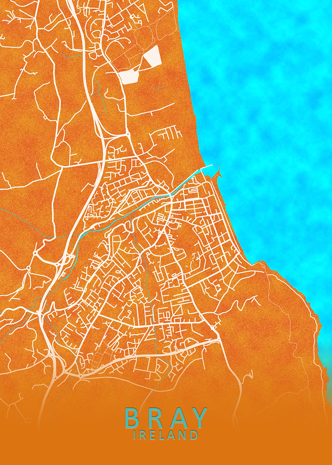 Bray Ireland City Map